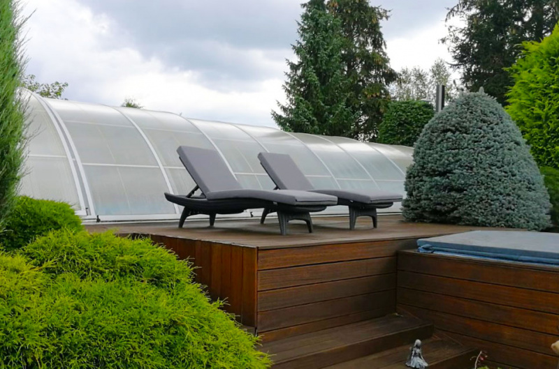 podušky na zahradní polohovatelná lehátka v outdoor provedení